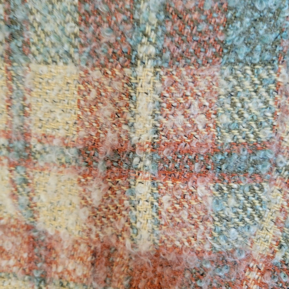 Vintage Valentino Boutique Plaid Mohair Jacket Blazer - Picture 6 of 8